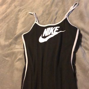 Nike jumpsuit with see through material on sides